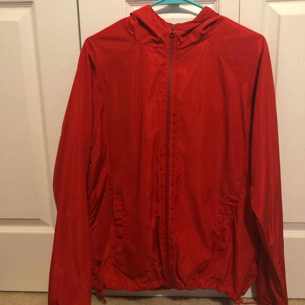 Red jacket